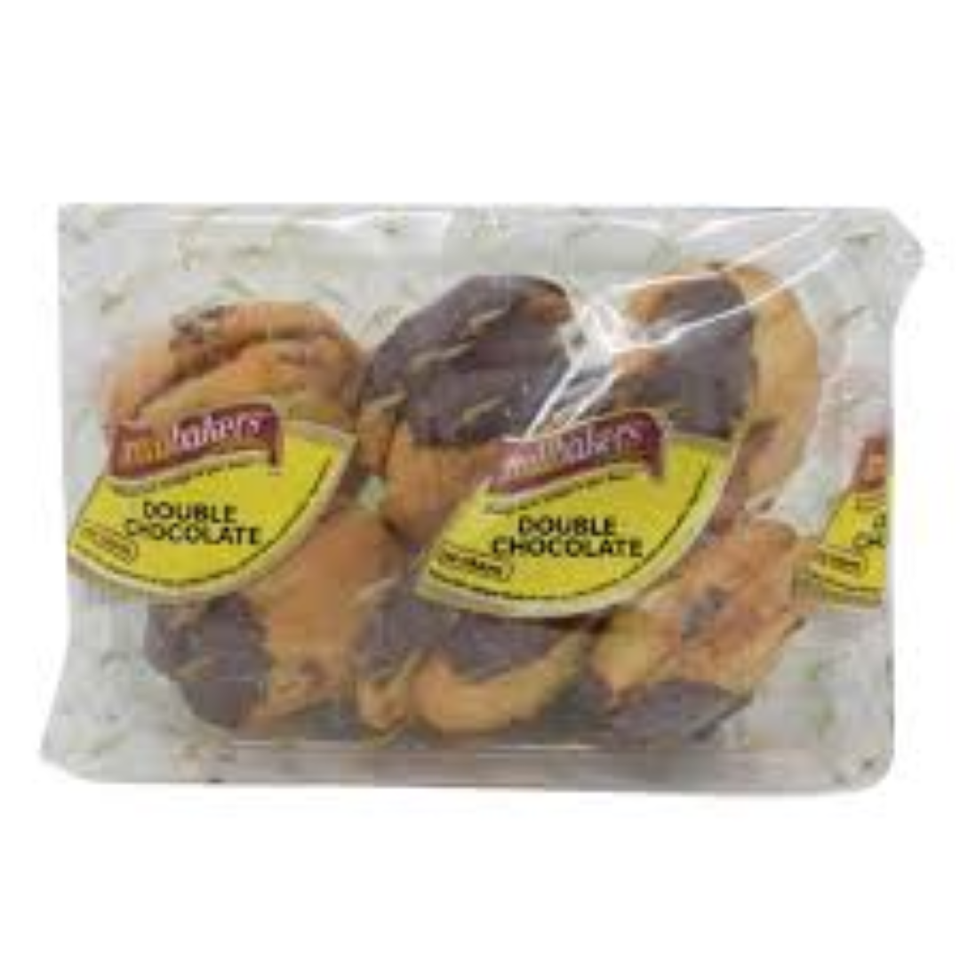 MILLBAKERS DOUBLE CHOCOLATE COOKIES 250G